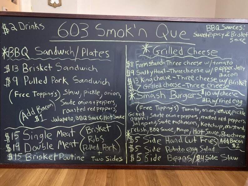 603 Smok'n Que - Merrimack, NH menu_pic