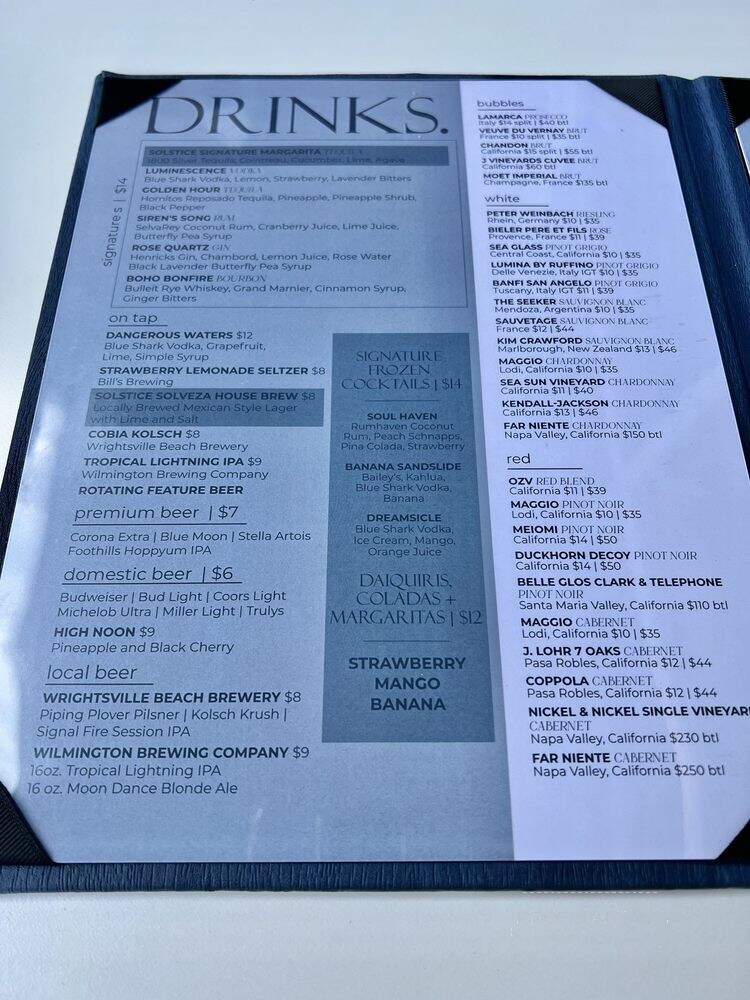 Solstice Kitchen and Cocktails - Wrightsville Beach, NC