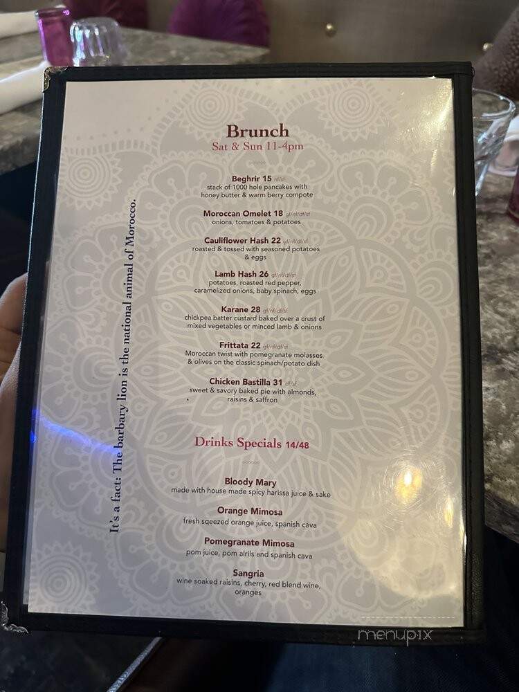 Tara Kitchen - New York, NY menu_pic