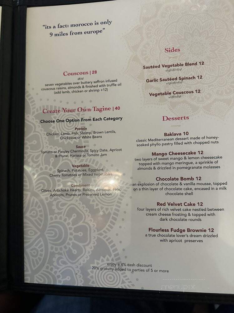 Tara Kitchen - New York, NY menu_pic
