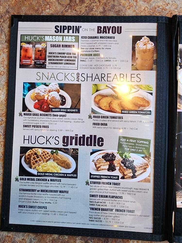 Huckleberry's - Turlock, CA menu_pic