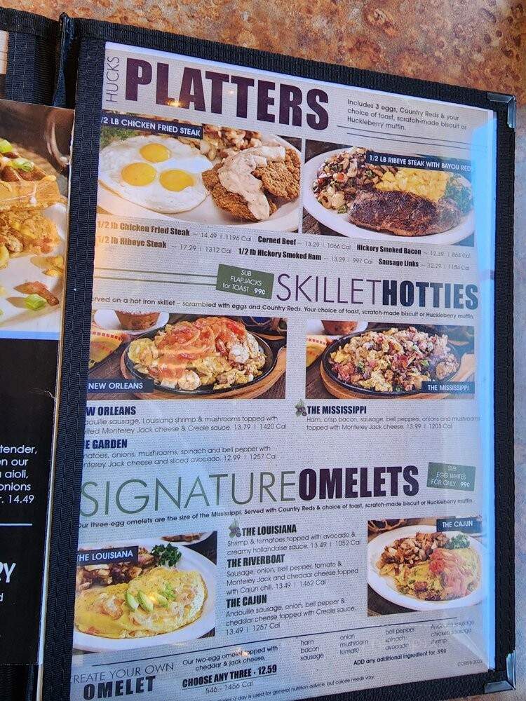 Huckleberry's - Turlock, CA menu_pic
