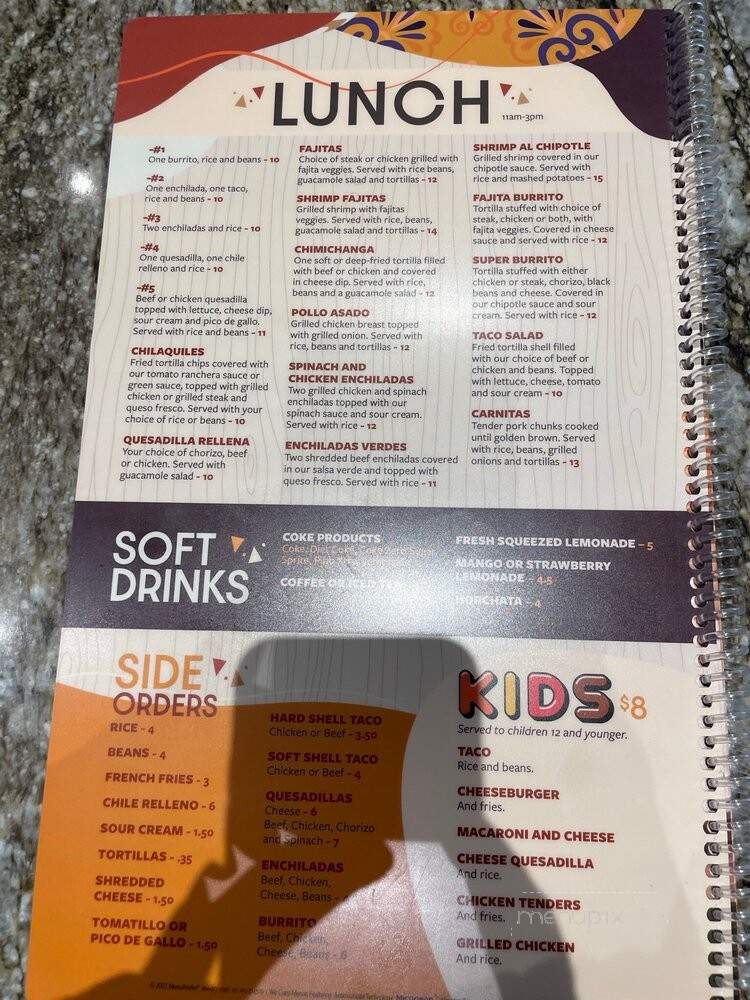 Altos de Jalisco - Ashburn, VA menu_pic