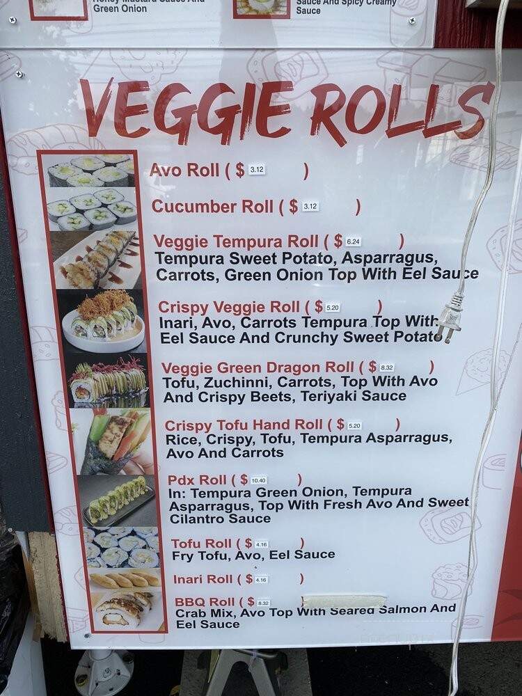 Su-kasa Sushi - Portland, OR menu_pic