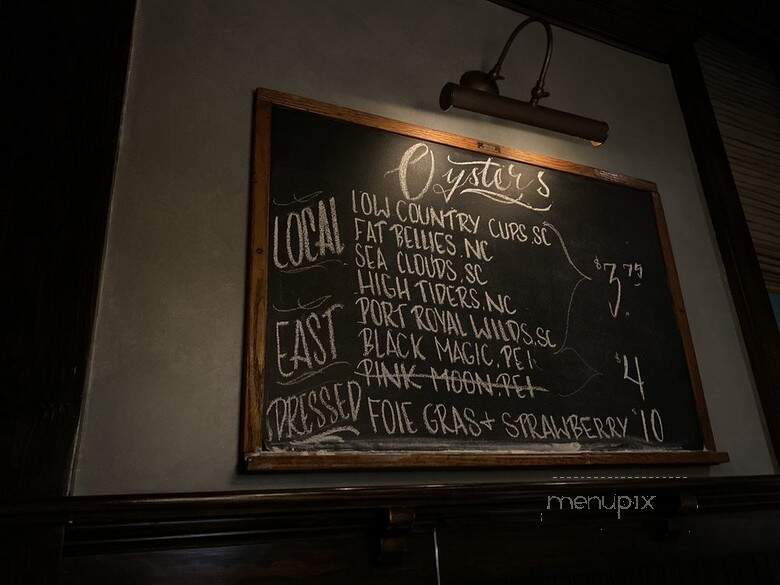 The Quinte Oyster Bar - Charleston, SC menu_pic