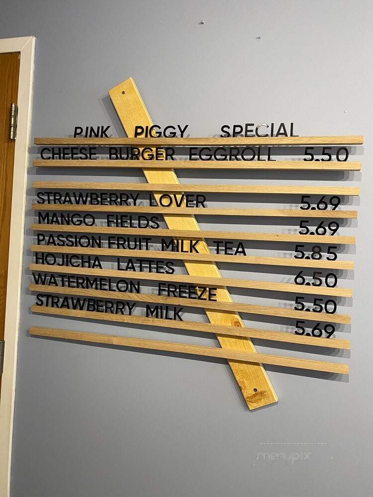 Pink Piggy - Grand Rapids, MI menu_pic