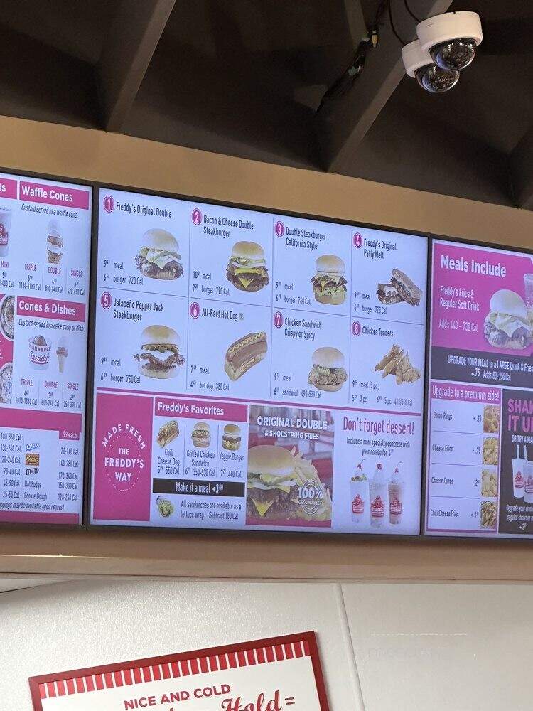 Freddy's Frozen Custard & Steakburgers - Grimes, IA menu_pic
