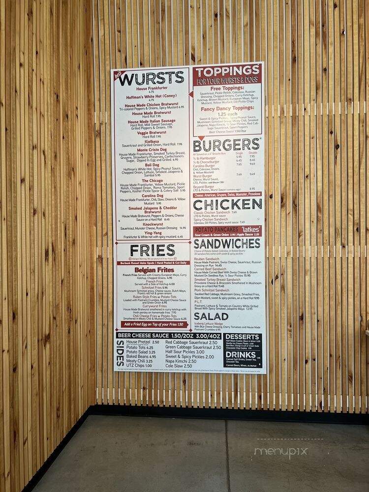 The GoodWurst Co. - Charlotte, NC menu_pic