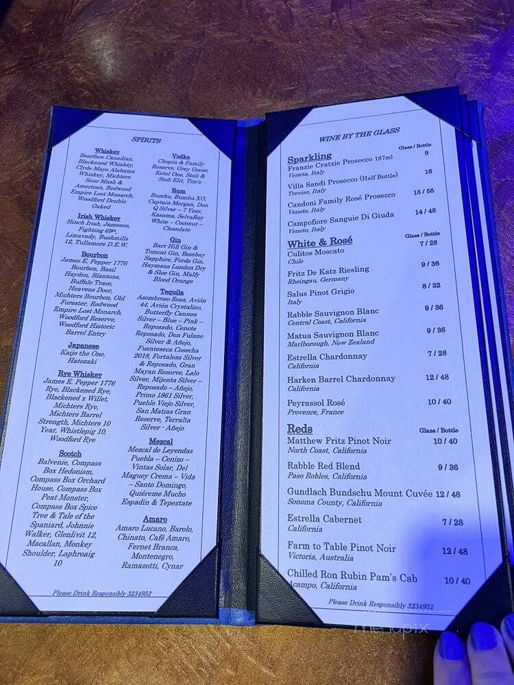 Blue Jackets Gastropub - Orlando, FL menu_pic