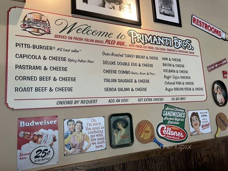 Primanti Bros. Restaurant and Bar - Bridgeville, PA
