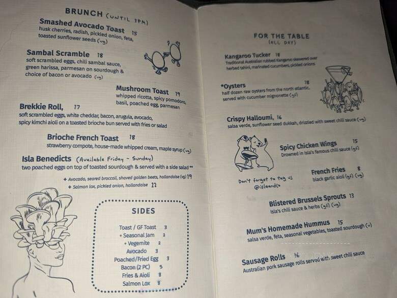 Isla & Co - West Palm Beach, FL menu_pic