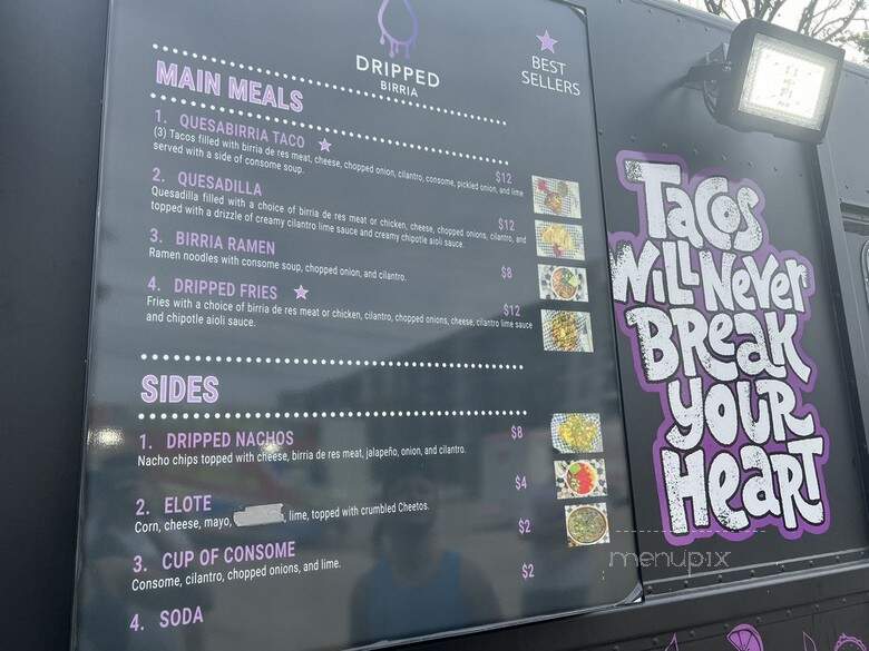 Dripped Birria - Houston, TX menu_pic