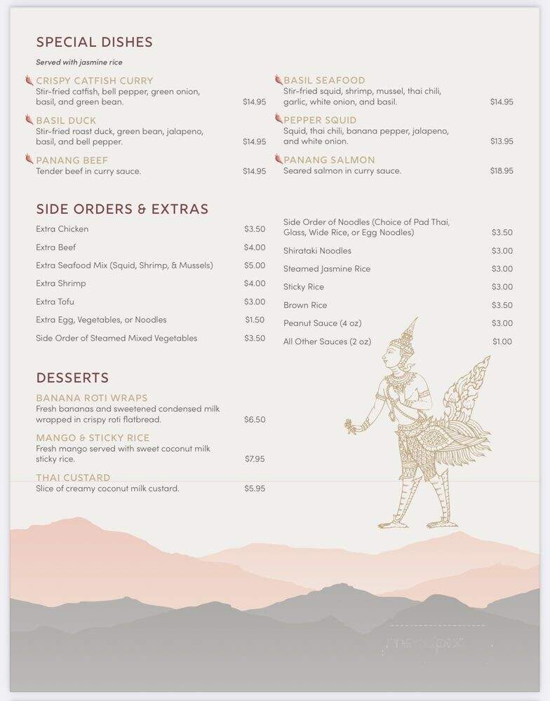 Peak Thai Lombard - Lombard, IL menu_pic