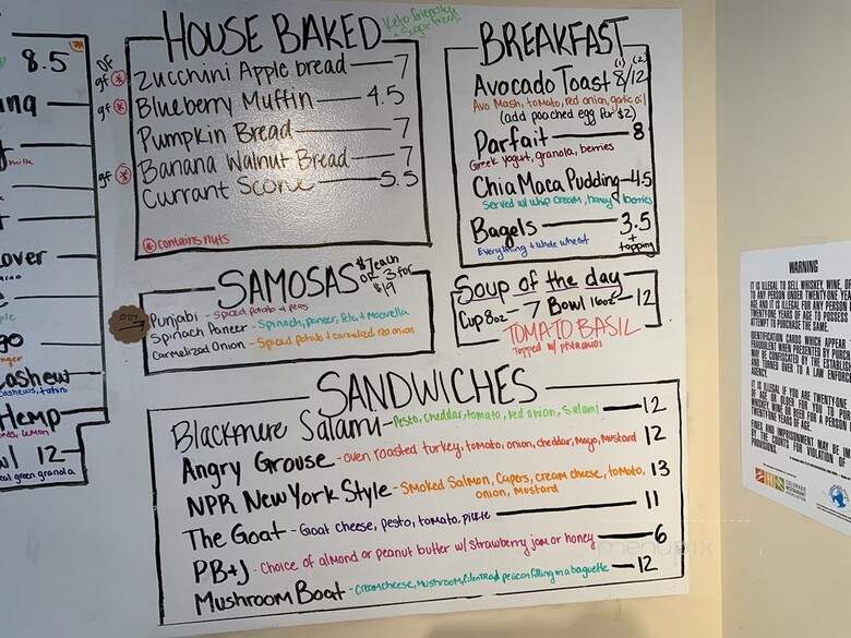 Emerald - Steamboat Springs, CO menu_pic