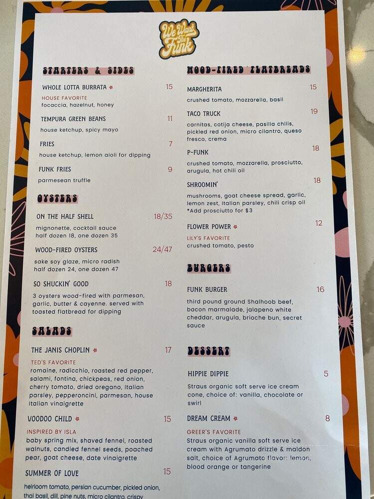 We Want the Funk - Santa Barbara, CA menu_pic