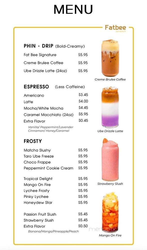 Fat Bee Cafe - Shawnee, KS menu_pic