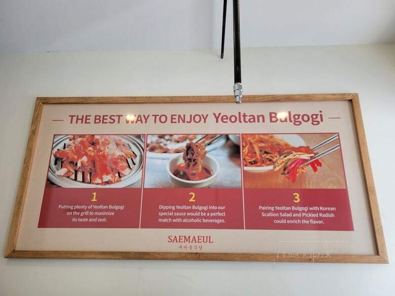 Saemaeul Sikdang - Markham, ON menu_pic