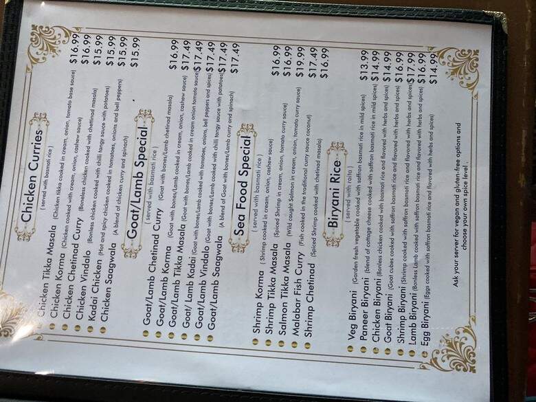Tandoori Lounge - Austin, TX menu_pic