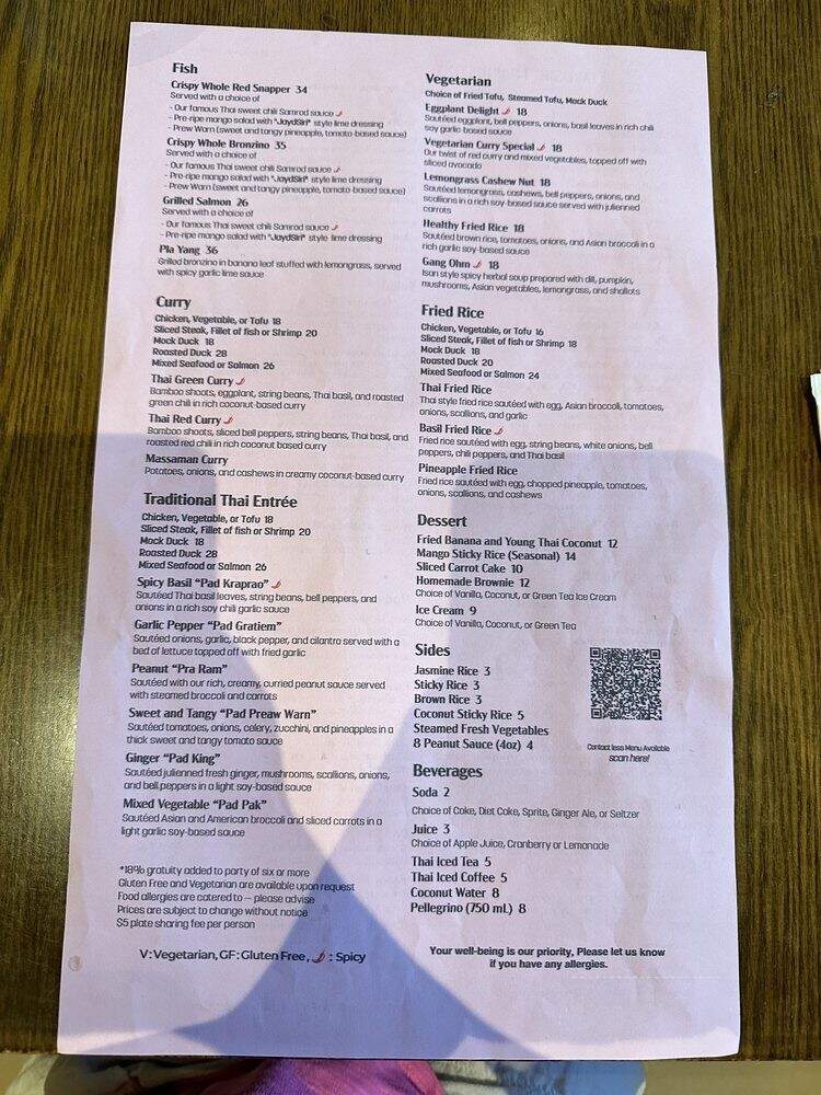 JaydSiri Thai Bistro - Great Neck Plaza, NY menu_pic