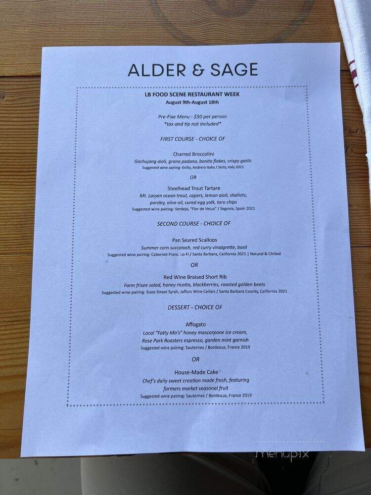 Alder & Sage - Long Beach, CA