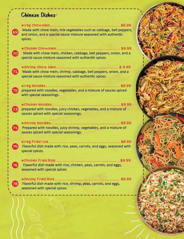 Darbar - Sacramento, CA menu_pic