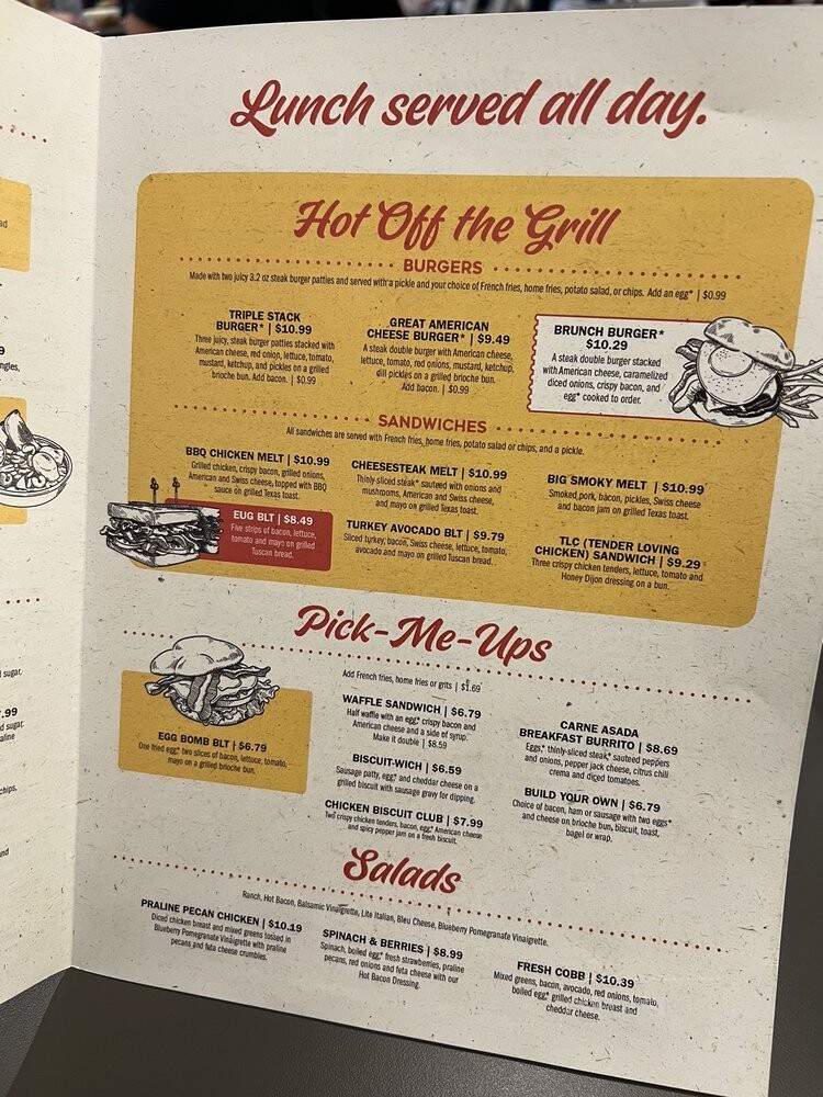 Eggs Up Grill - Alpharetta, GA menu_pic