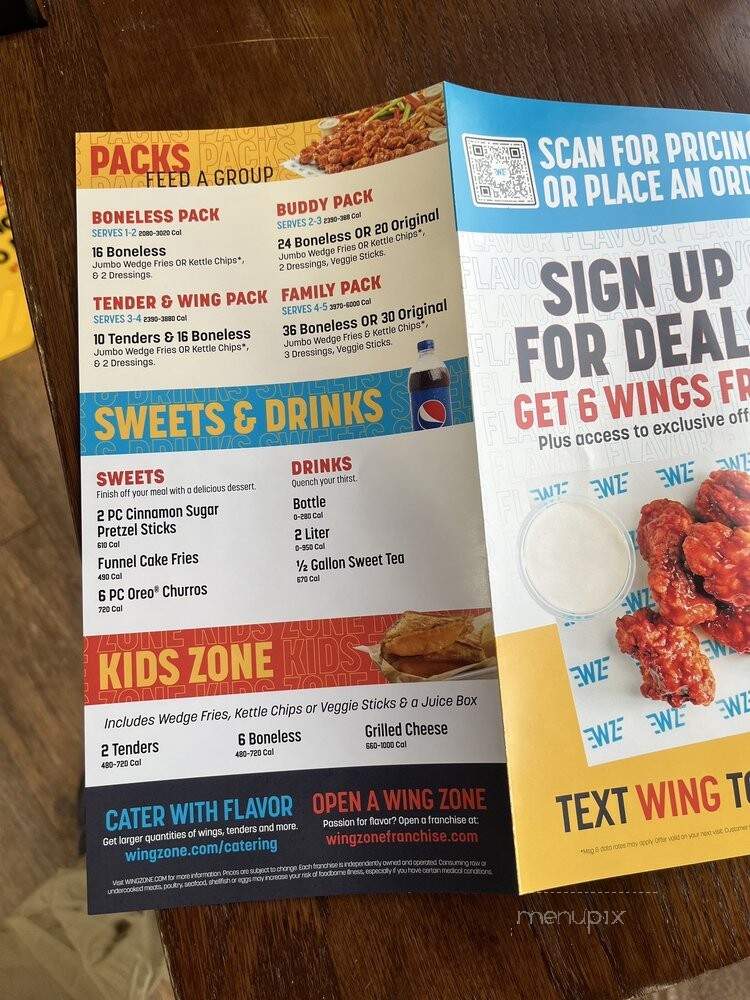 Wing Zone - Louisville, KY menu_pic