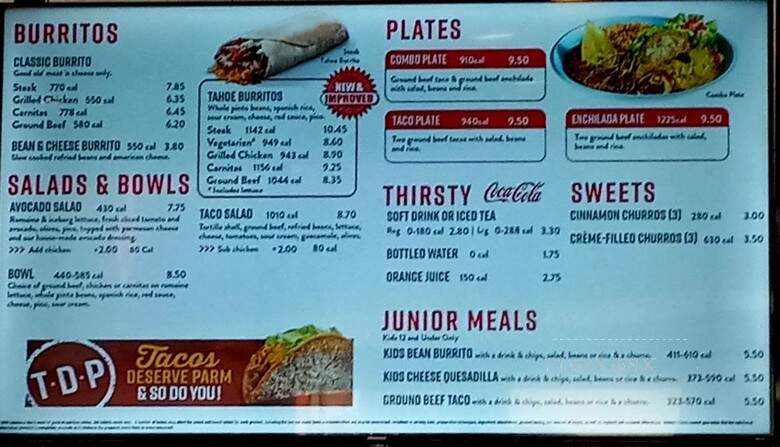 Jimboy's Tacos - Fort Worth, TX menu_pic