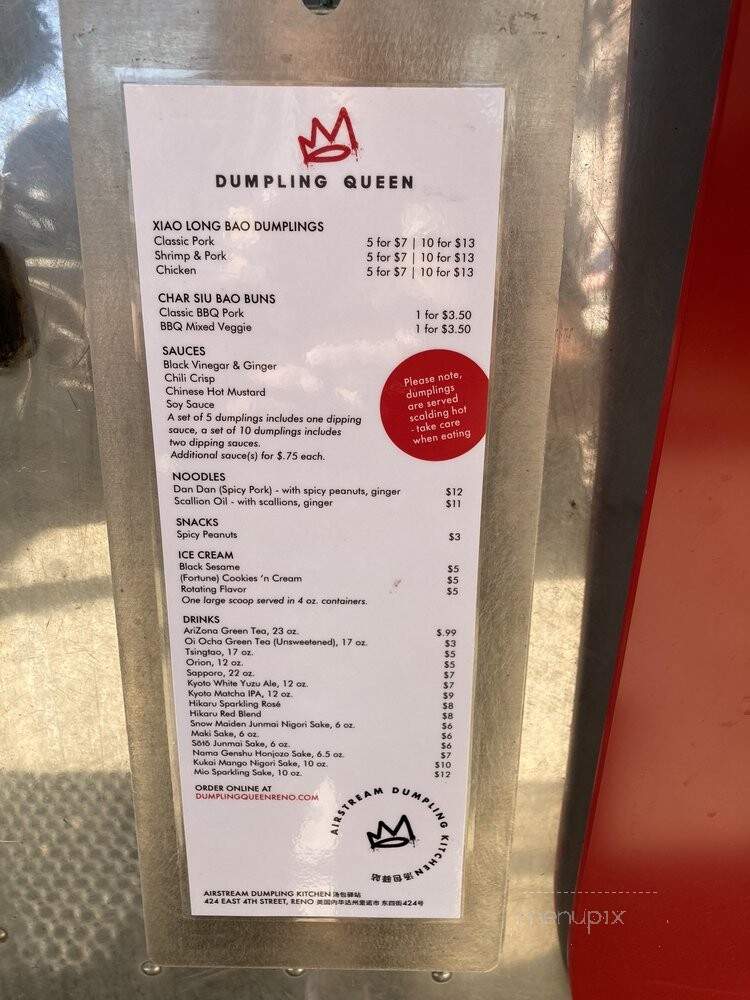 Dumpling Queen - Reno, NV menu_pic