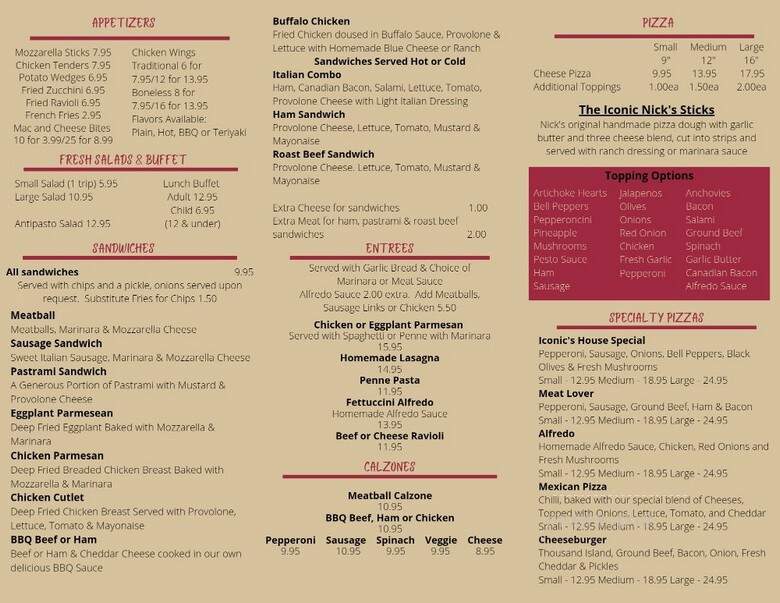 Iconic Pizza - Victorville, CA menu_pic