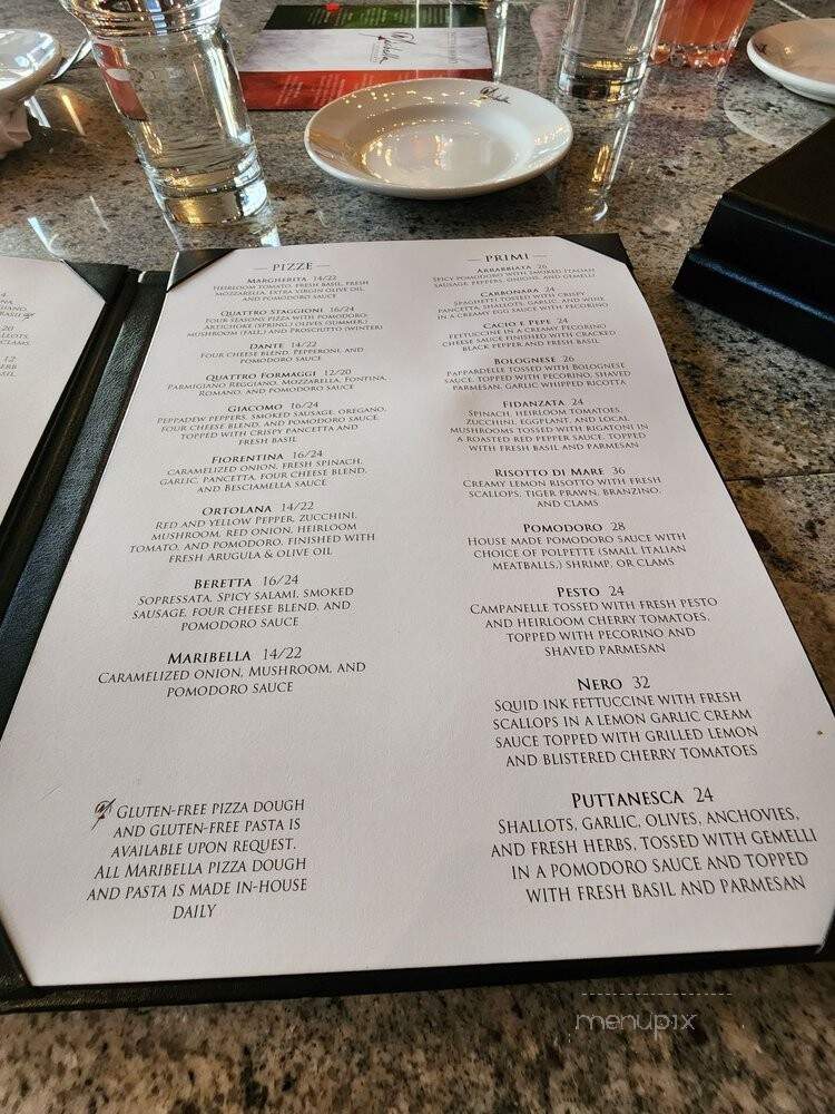 Maribella Ristorante - Sioux Falls, SD menu_pic