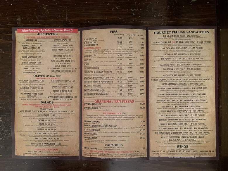Eataliano Market & Deli - Columbia, MD menu_pic
