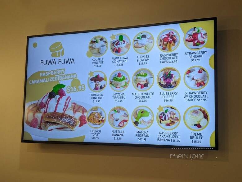 Fuwa Fuwa - Edmonton, AB menu_pic