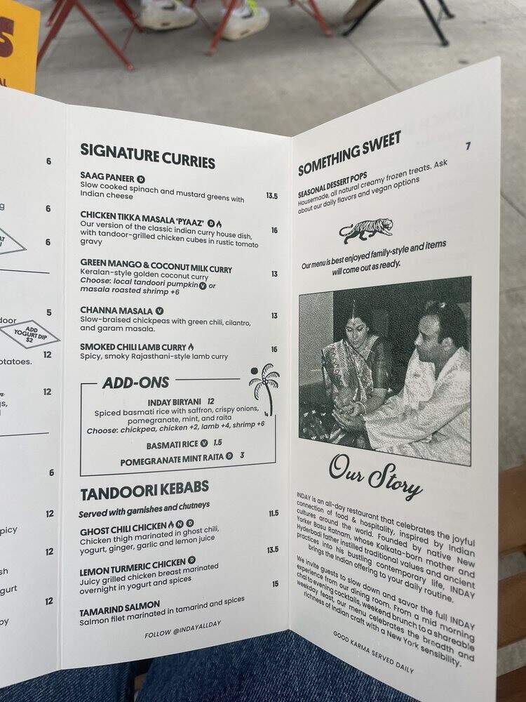 Inday All Day - Brooklyn, NY menu_pic