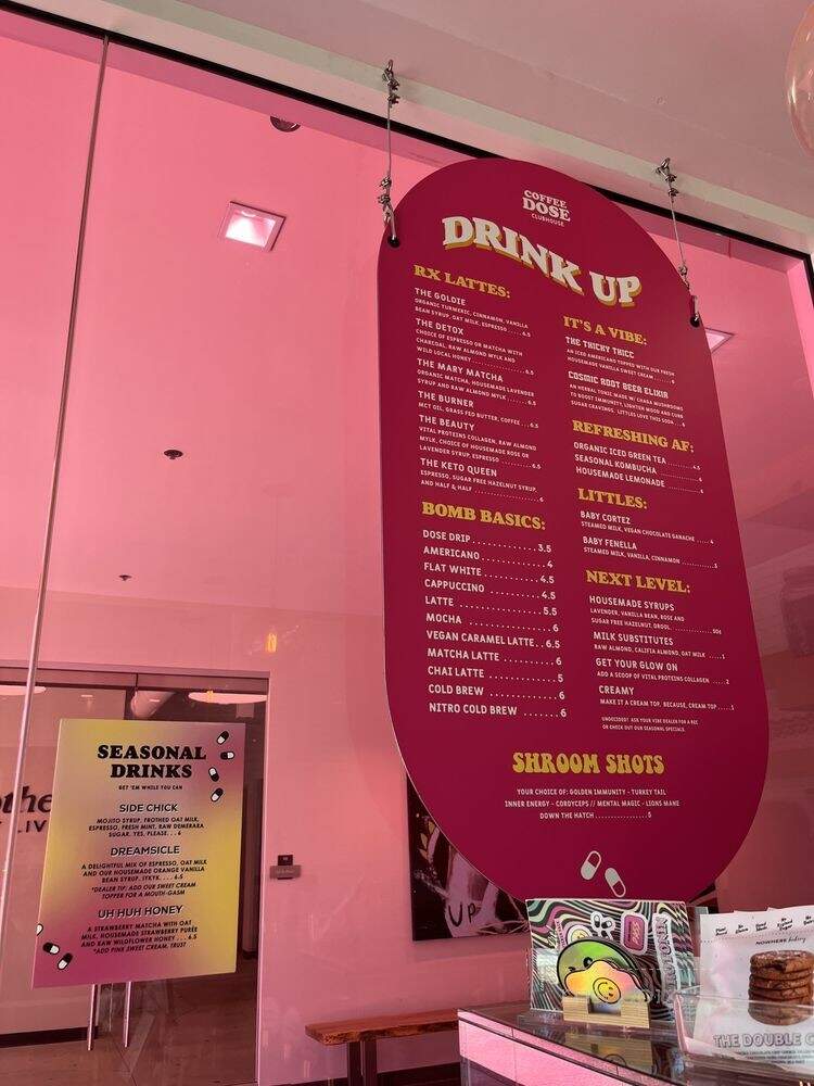 Coffee Dose Clubhouse - Laguna Hills, CA menu_pic