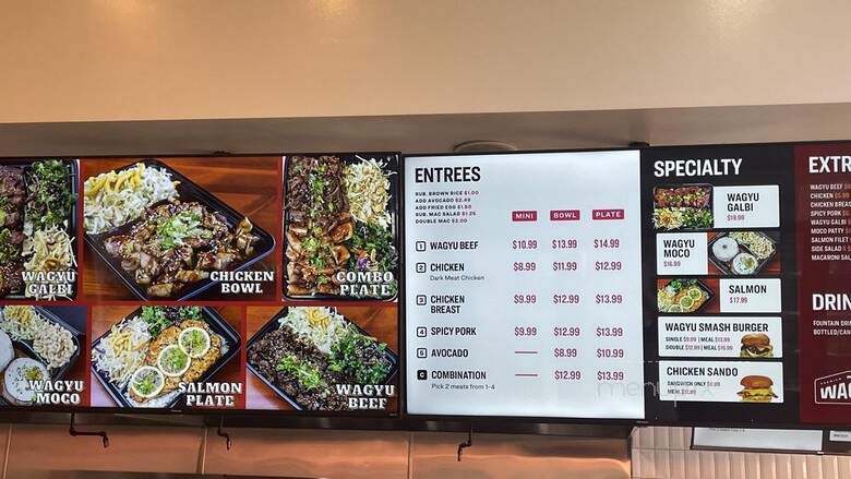 Wagyu Meat & Grill - Irvine, CA menu_pic