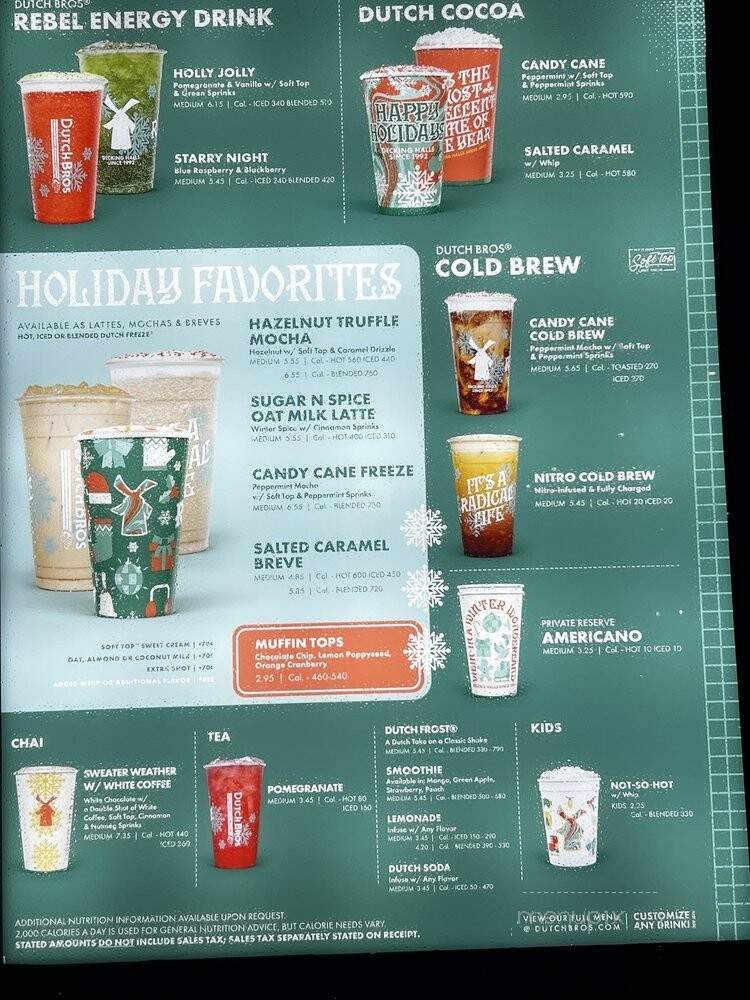 Dutch Bros Coffee - Missouri City, TX menu_pic