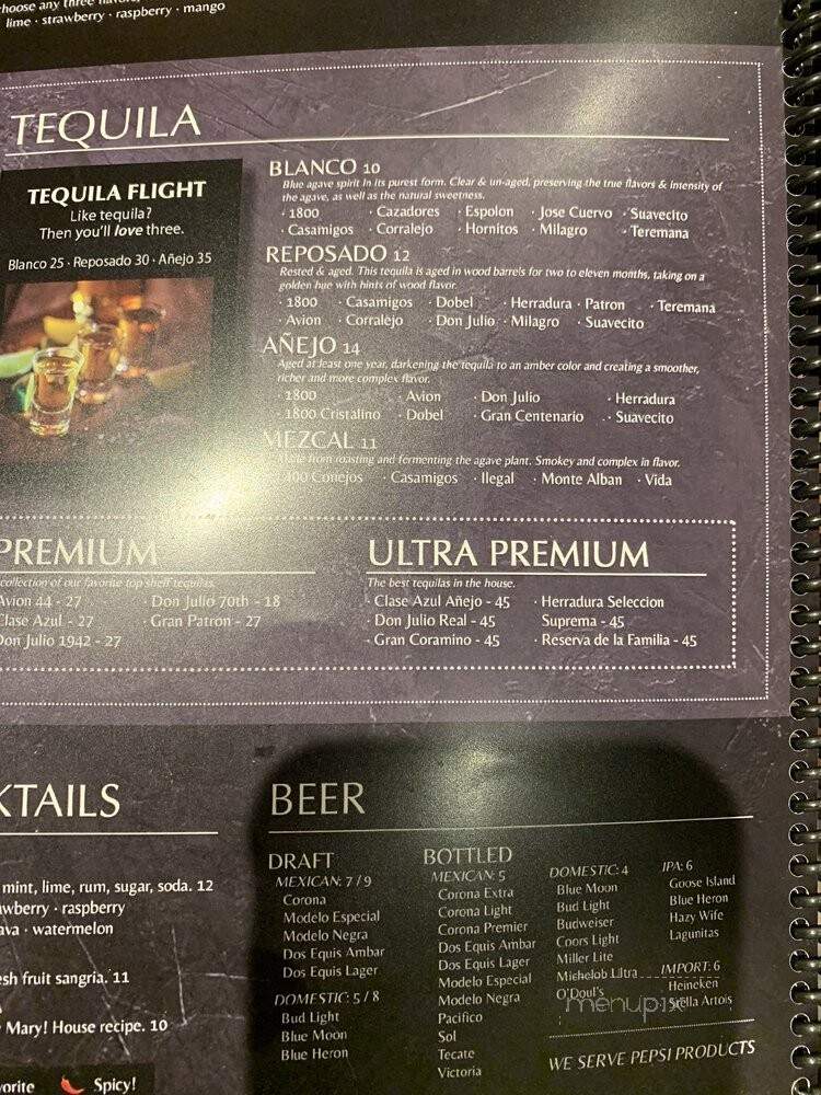 Tulum Mexican Restaurant - Twinsburg, OH menu_pic