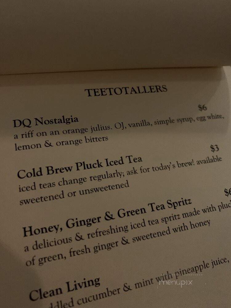 Henrietta Lane - Toronto, ON menu_pic