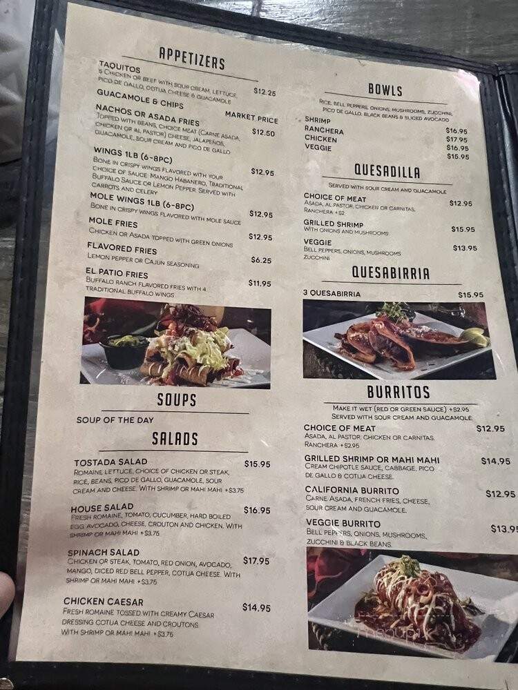 El Patio Fine Tacos and Beer - Long Beach, CA menu_pic