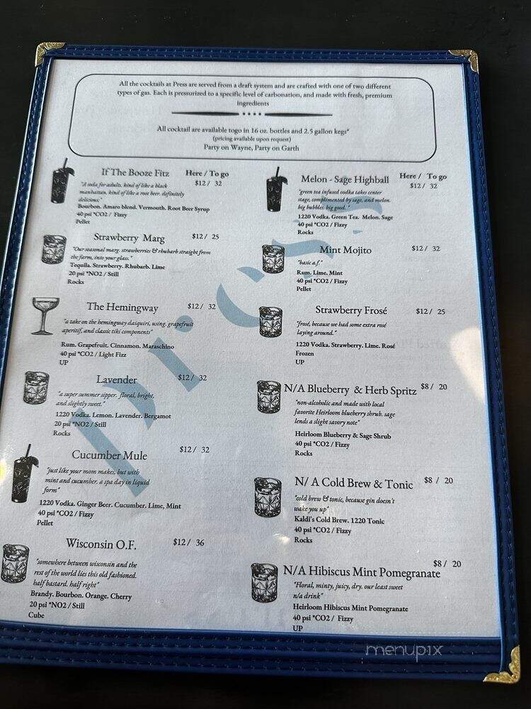 Press - St. Louis, MO menu_pic