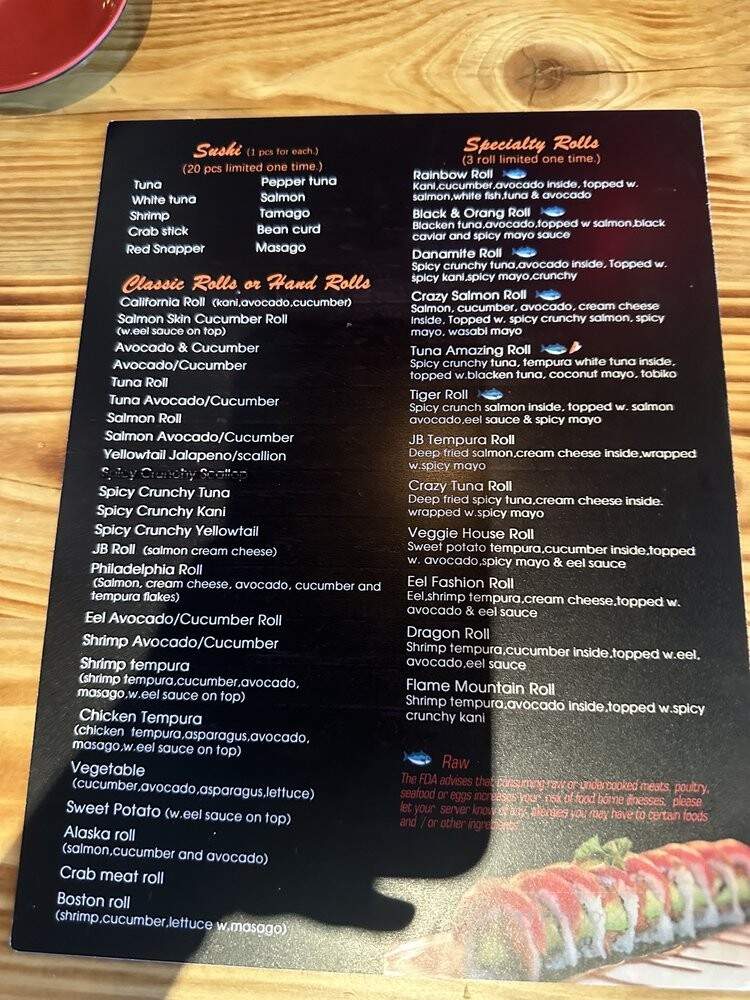 Fushimi - Deerfield Beach, FL menu_pic