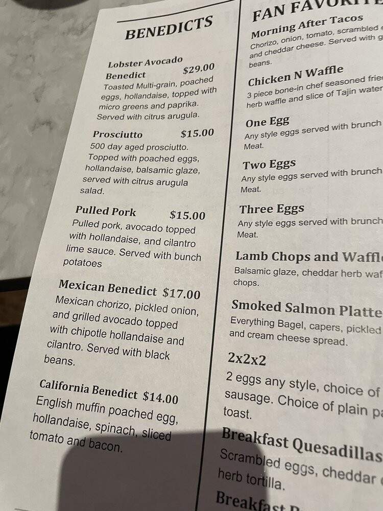 360 Brunch House - Dallas, TX menu_pic
