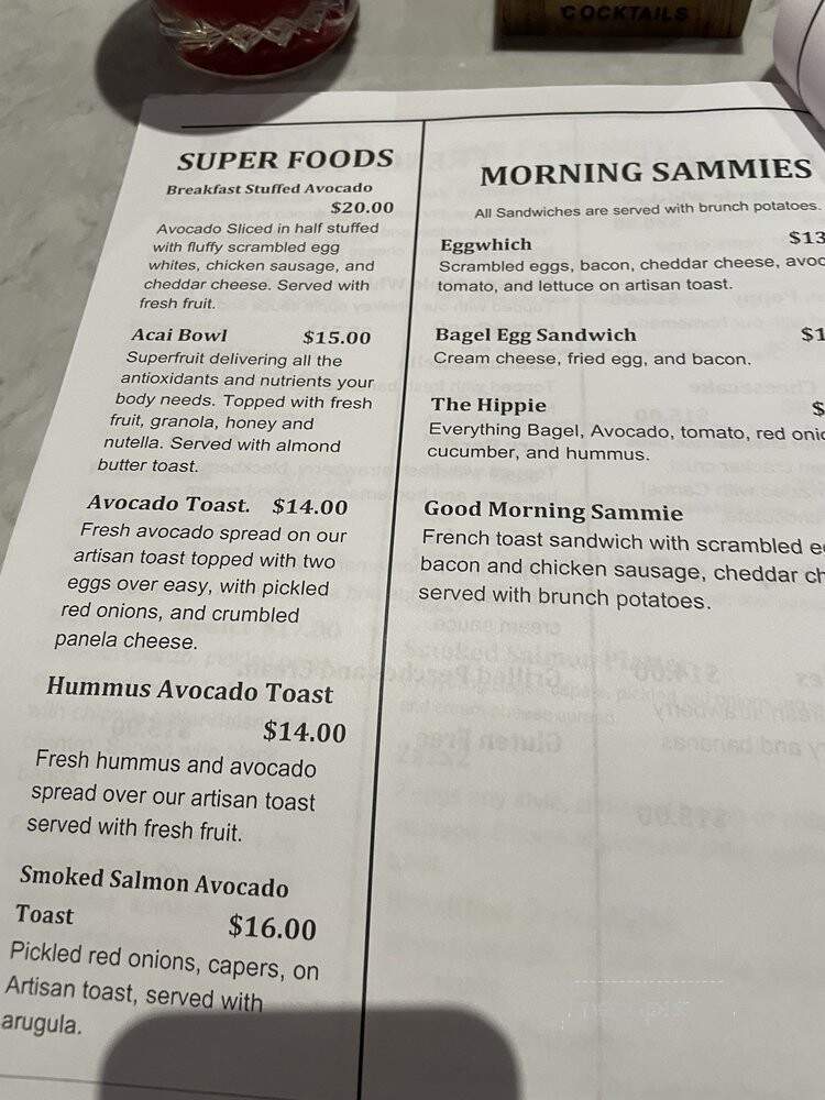 360 Brunch House - Dallas, TX menu_pic