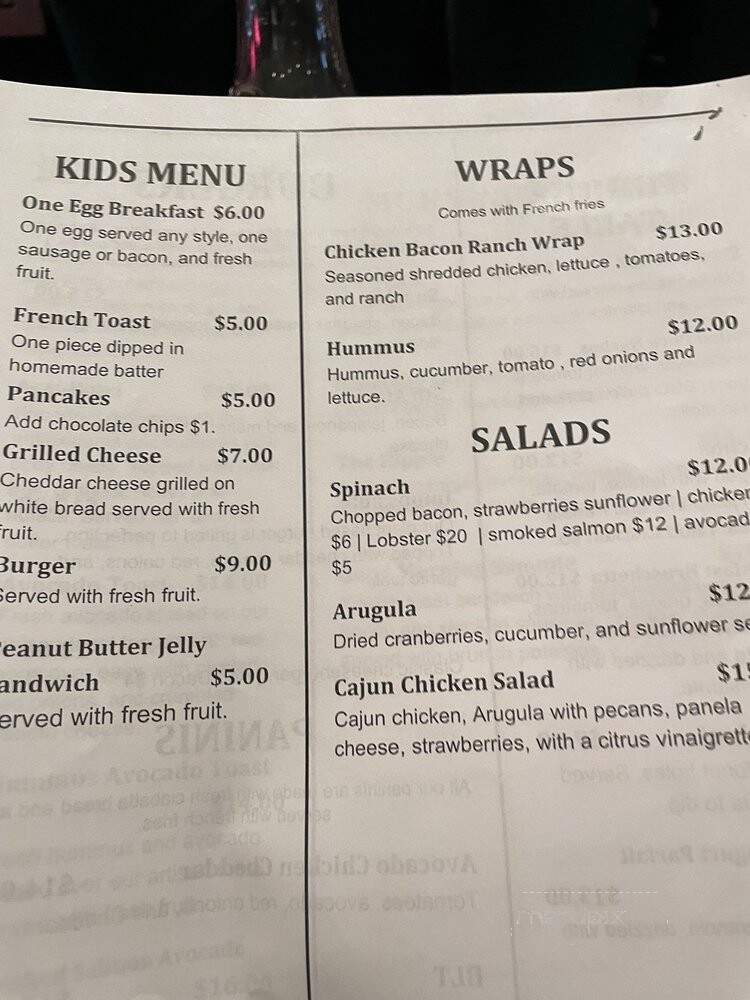 360 Brunch House - Dallas, TX menu_pic