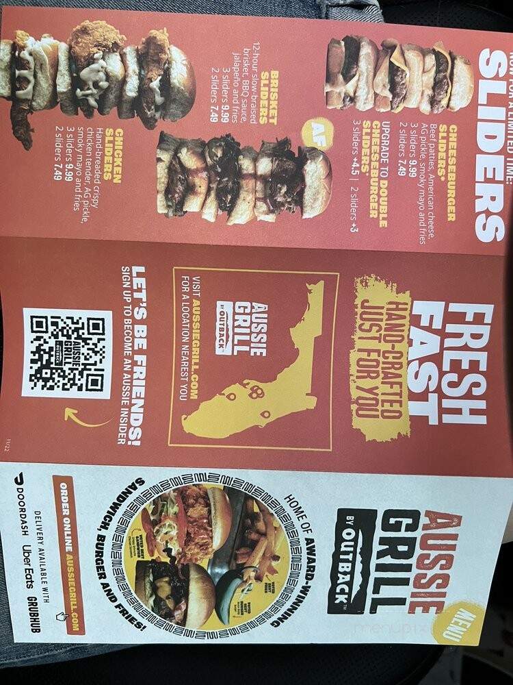 Aussie Grill by Outback - Tampa, FL menu_pic
