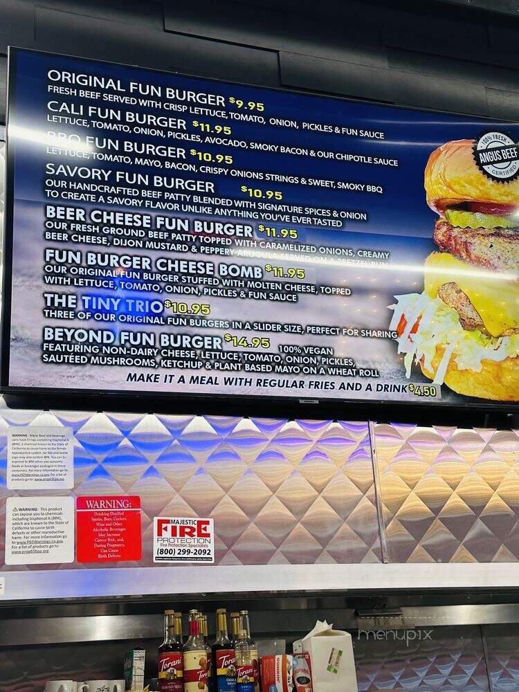 FunBurger - Valencia, CA menu_pic