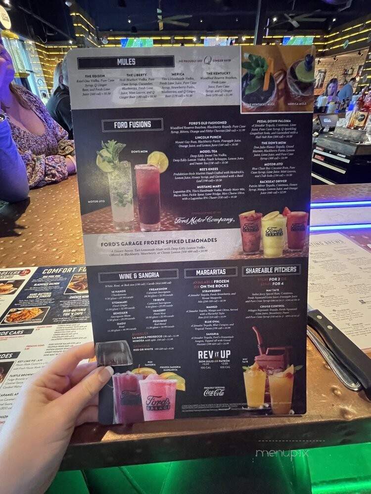 Ford's Garage - Gainesville, FL menu_pic