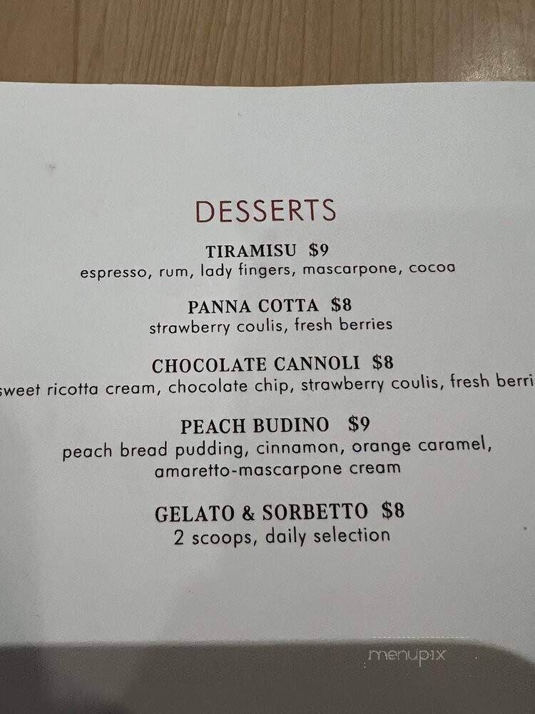 Cucina Bella - Denver, CO menu_pic