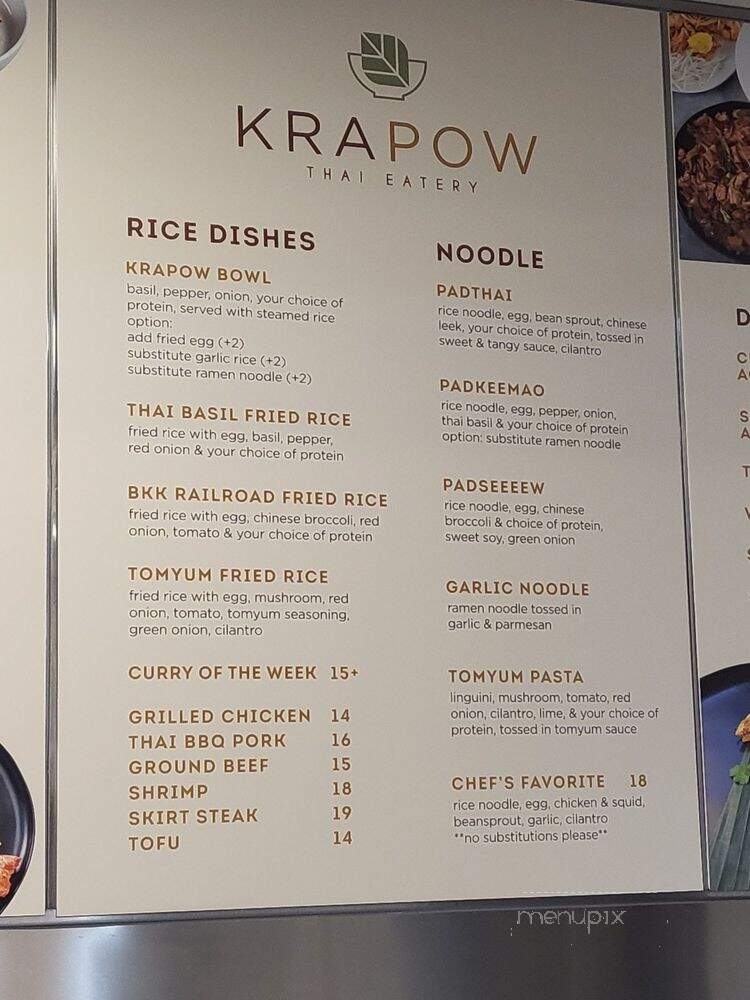 Kra-Pow Thai Eatery - Chino, CA